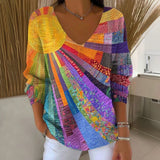 Maja | Vintage Šarena Patchwork Majica