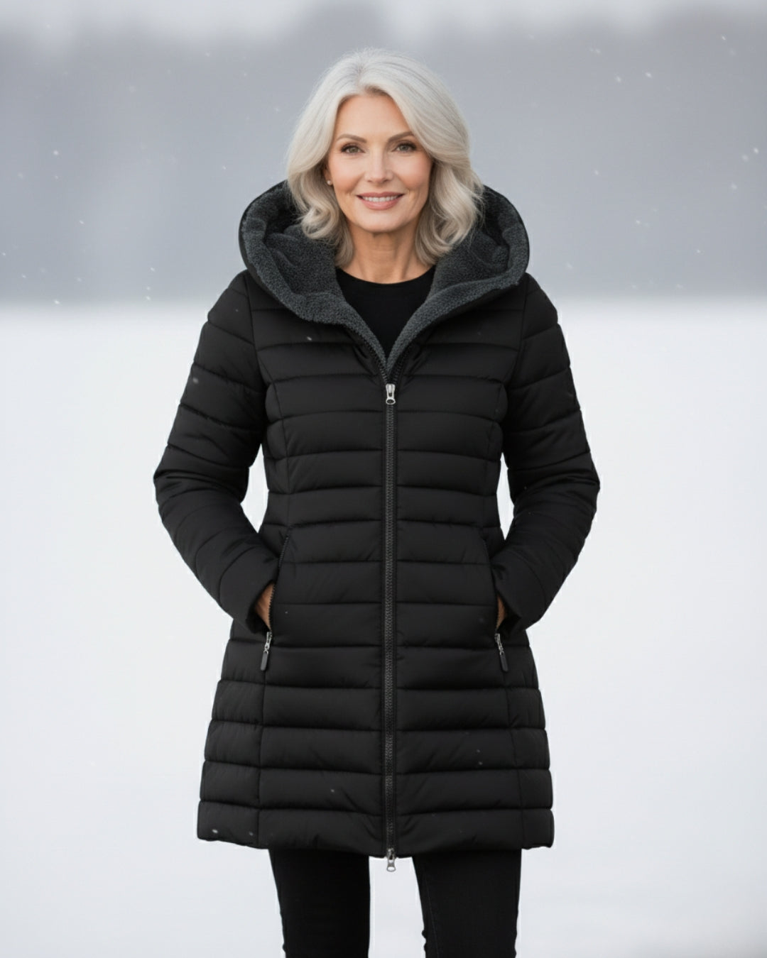 Aada™ | Puffer jakna sa flis podstavom