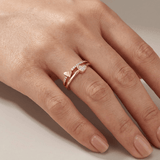 ROSE GOLD HEART ZIRCONIA - (PODESIVI)