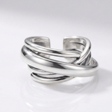 SREBRNI ZIRKON RING - (PODESIV)