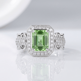 EMERALD HALO PRSTEN