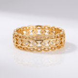 ZLATNI DIAMANTNI OTVORENI RING