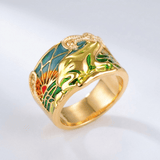 ROSE GOLD VREMENSKI ORNAMENTALNI PRSTEN
