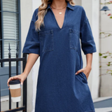 Jade | Ležerna Denim Haljina