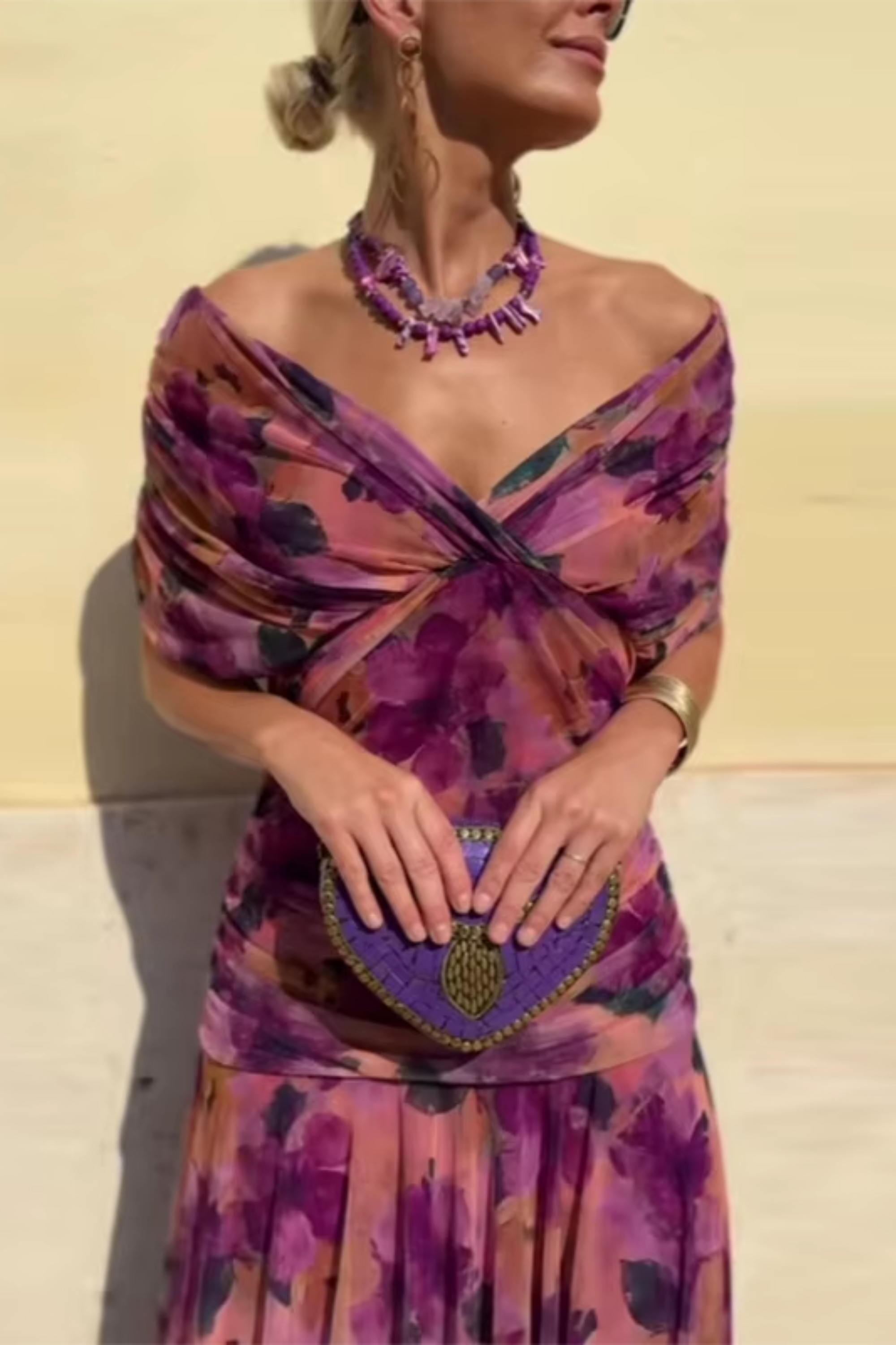 Haljina Luisa sa V izrezom