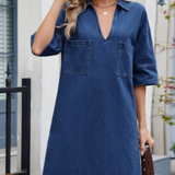 Jade | Ležerna Denim Haljina