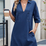 Jade | Ležerna Denim Haljina