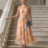 Ana| Mekana Halter Midi Haljina