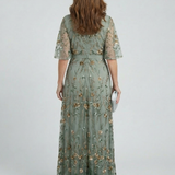 Aleksandra  | Halter Bloom Flow Maxi Haljina