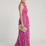 Bojana  | Halter Maxi Haljina sa Ruffles
