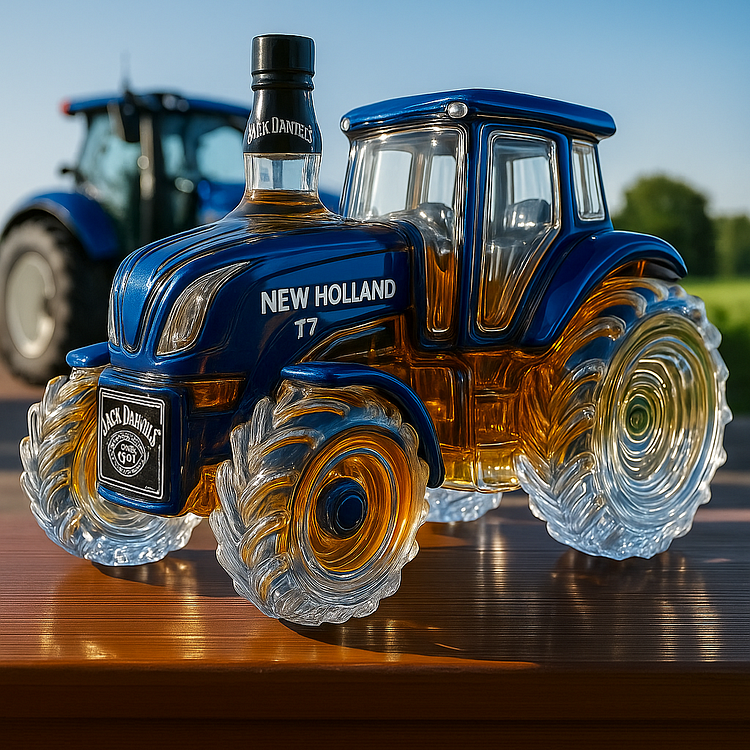 Klasični Kućni viski u obliku traktora New Holland T7