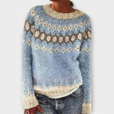 Barbora | Pleteni džemper sa nordijskim uzorkom