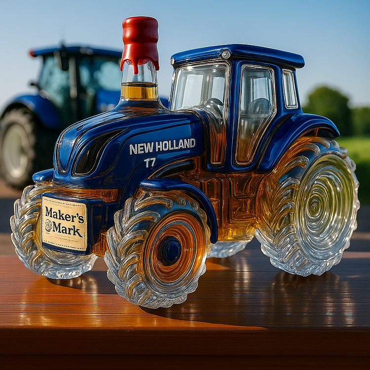 Klasični Kućni viski u obliku traktora New Holland T7