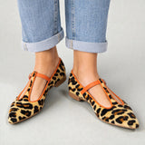 Lulu | Leopard štampane T-remenaste cipele