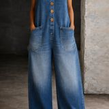 Saylor | Vintage Pranje Pamuk Denim Overall