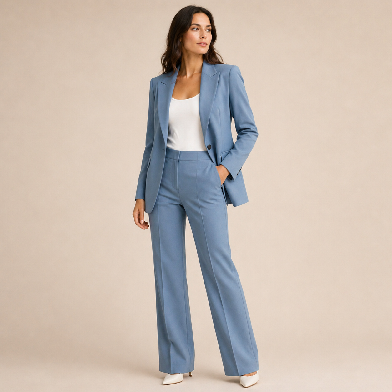 Vanessa™ | Elegantni komplet sa širokim pantalonama
