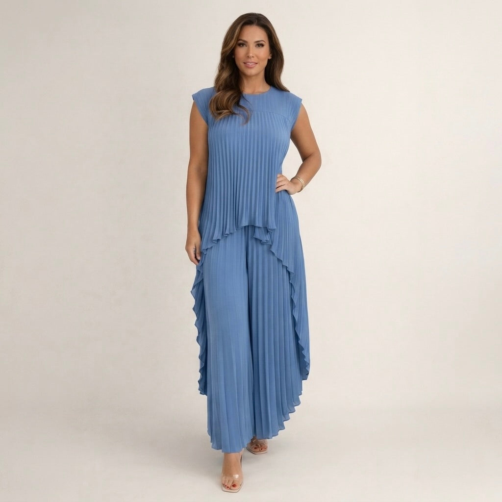 Halina | Elegantan Set sa Faldama