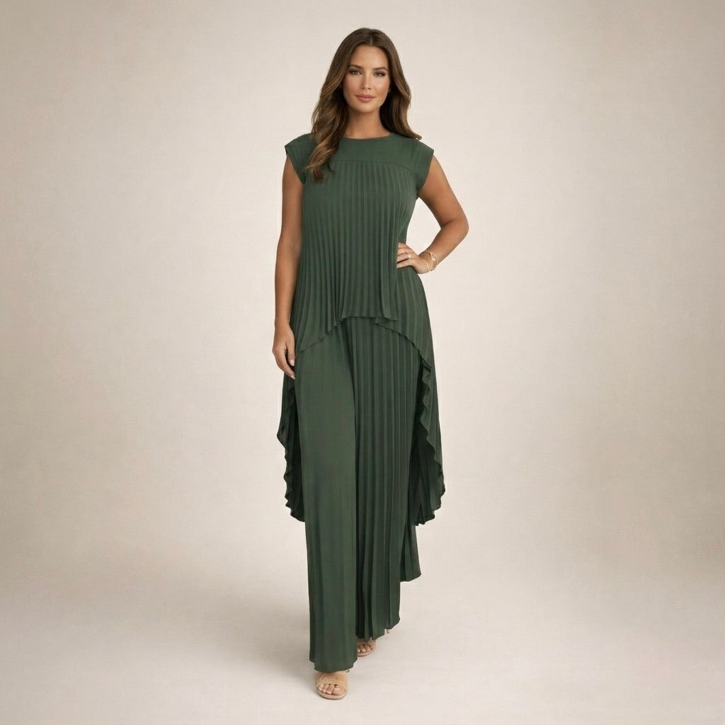 Halina | Elegantan Set sa Faldama