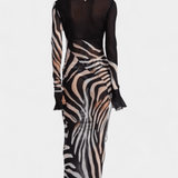 Zebra haljina