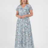 Ismeria | Cvjetna Chiffon Maxi Haljina