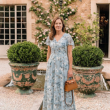 Ismeria | Cvjetna Chiffon Maxi Haljina