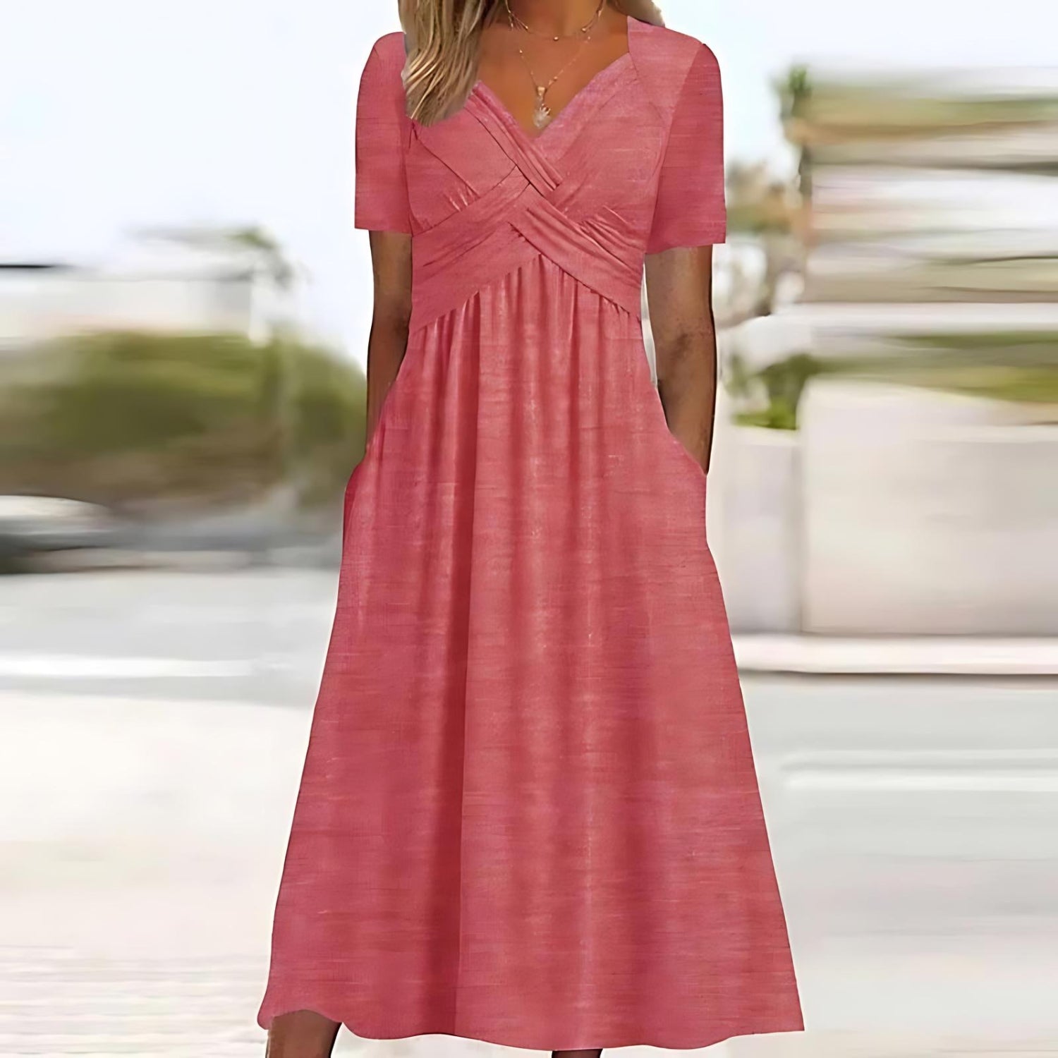 JELENA | ELEGANTNA A-LINE MIDI HALJINA