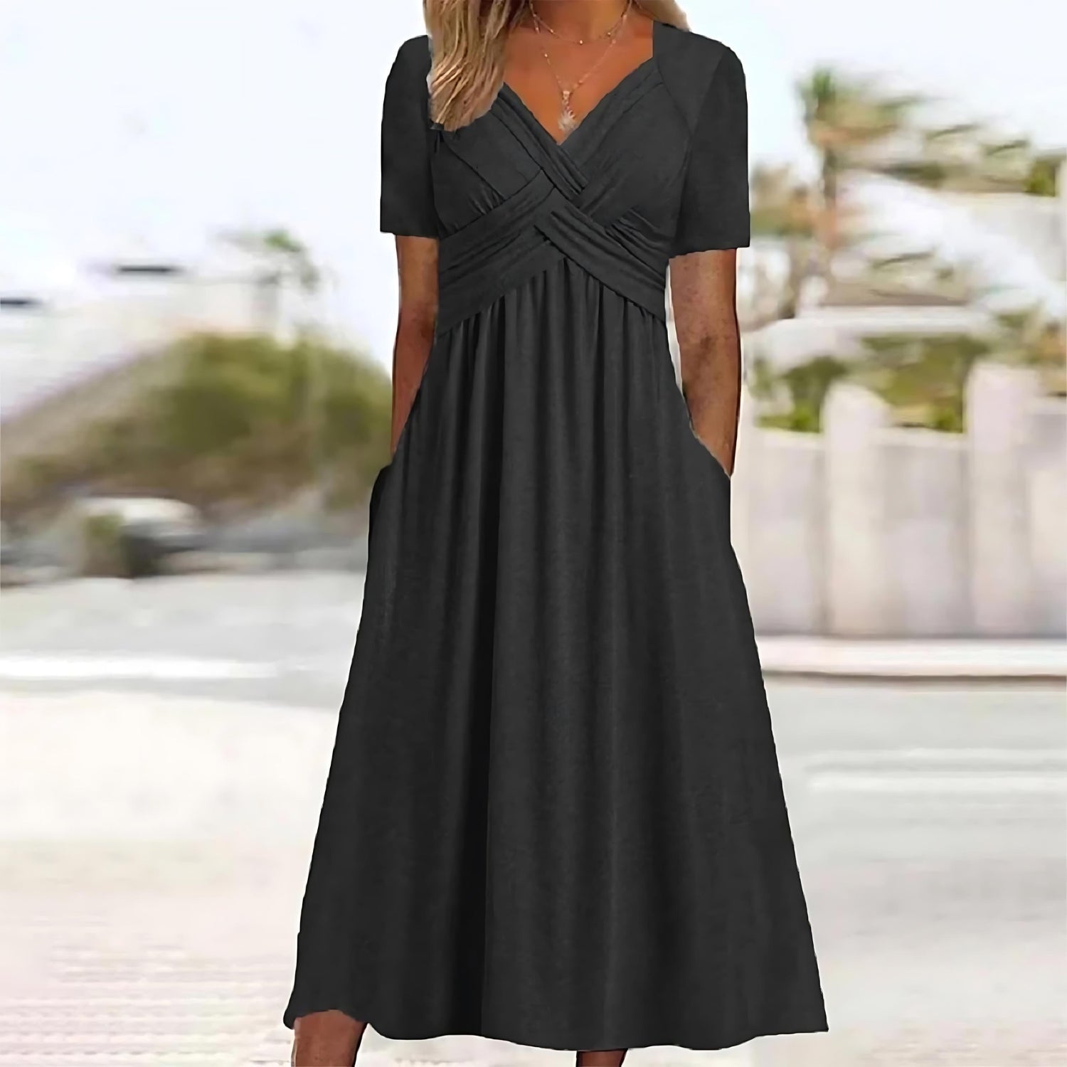 JELENA | ELEGANTNA A-LINE MIDI HALJINA