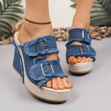 Atelier | Sandale na platformi sa fray ivicom