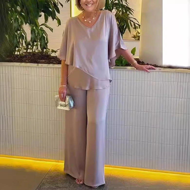 Martha - Komplet sa širokim nogavicama