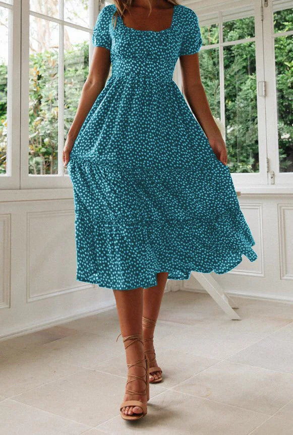 Julia | Midi haljina sa cvetnim dezenom