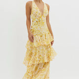 Lisa | Elegantni Midi Cvjetni Haljina