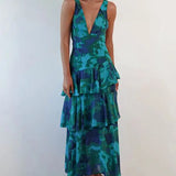 Lisa | Elegantni Midi Cvjetni Haljina