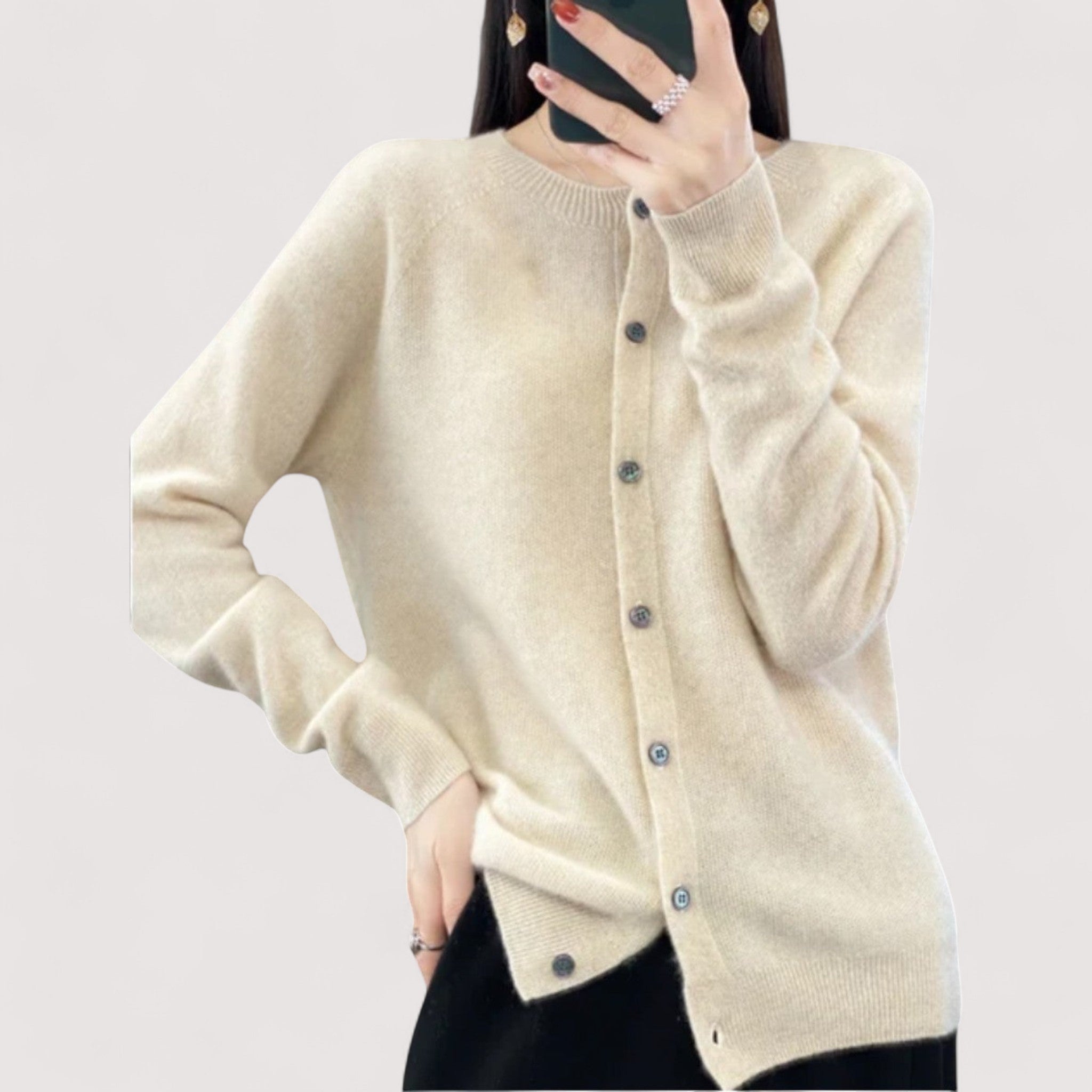 Darija™ – Mekani pleteni sako sa dugmetom