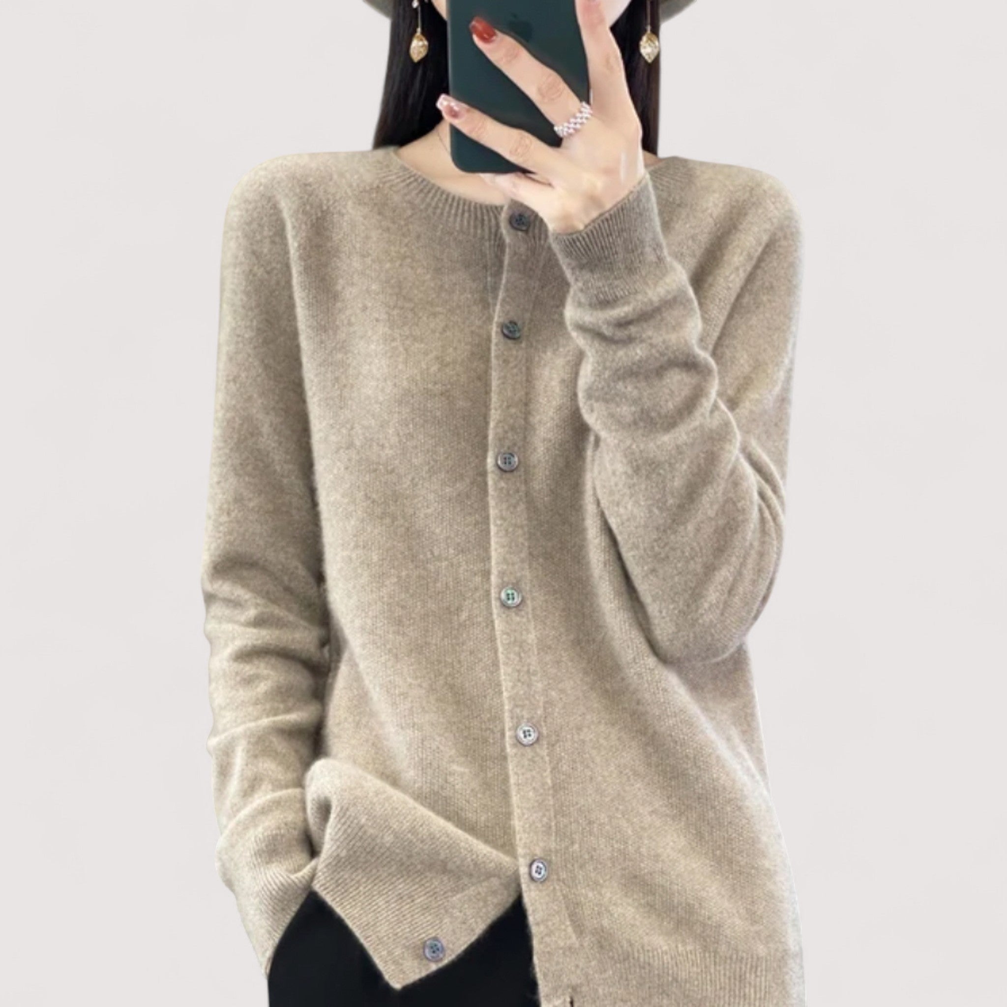 Darija™ – Mekani pleteni sako sa dugmetom