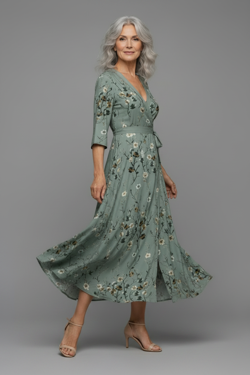 Selora | Halter Bloom Flow Maxi Haljina