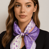 Violetta - heklani šal (100% svila - 68cm)