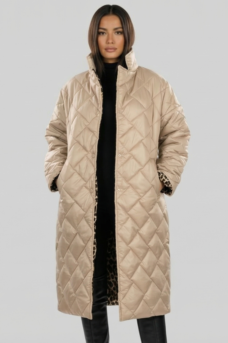 Kaarina™ | Elegantna jakna sa leopard uzorkom