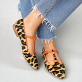 Lulu | Leopard štampane T-remenaste cipele