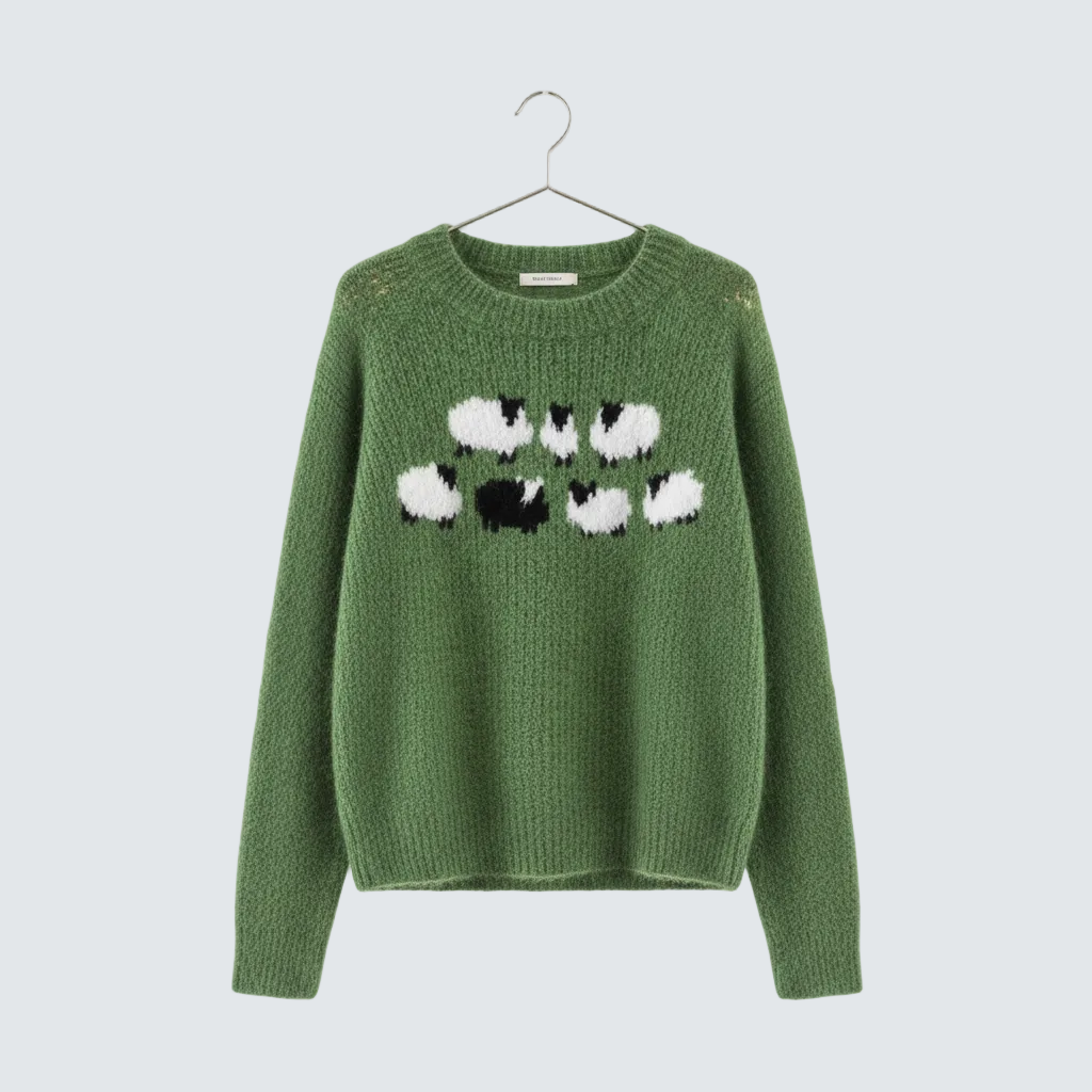 Melissa | Udobni Retro Džemper