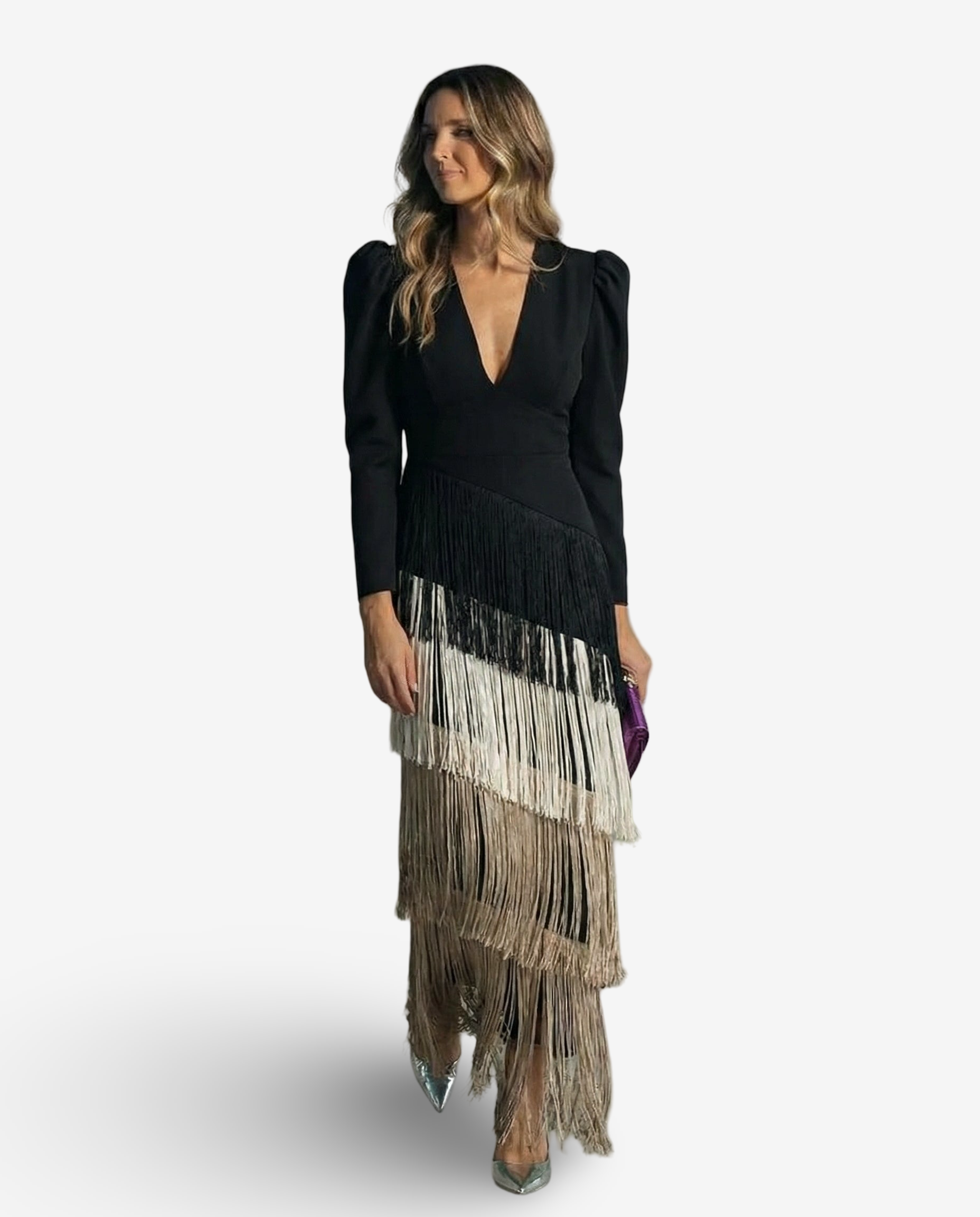 Clara™ | Elegantna maxi haljina s resicama