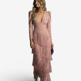 Clara™ | Elegantna maxi haljina s resicama