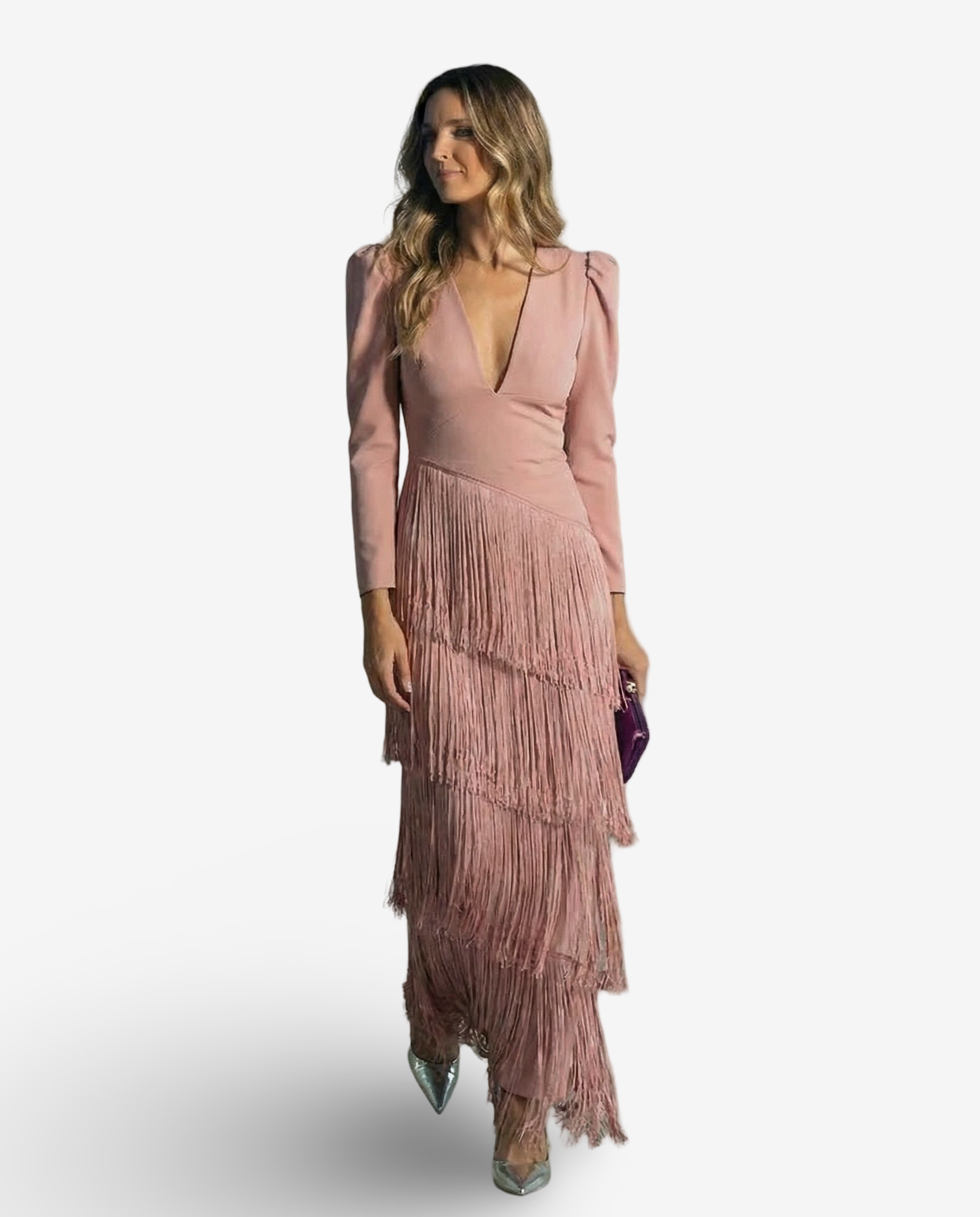 Clara™ | Elegantna maxi haljina s resicama