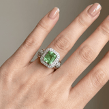 EMERALD HALO PRSTEN