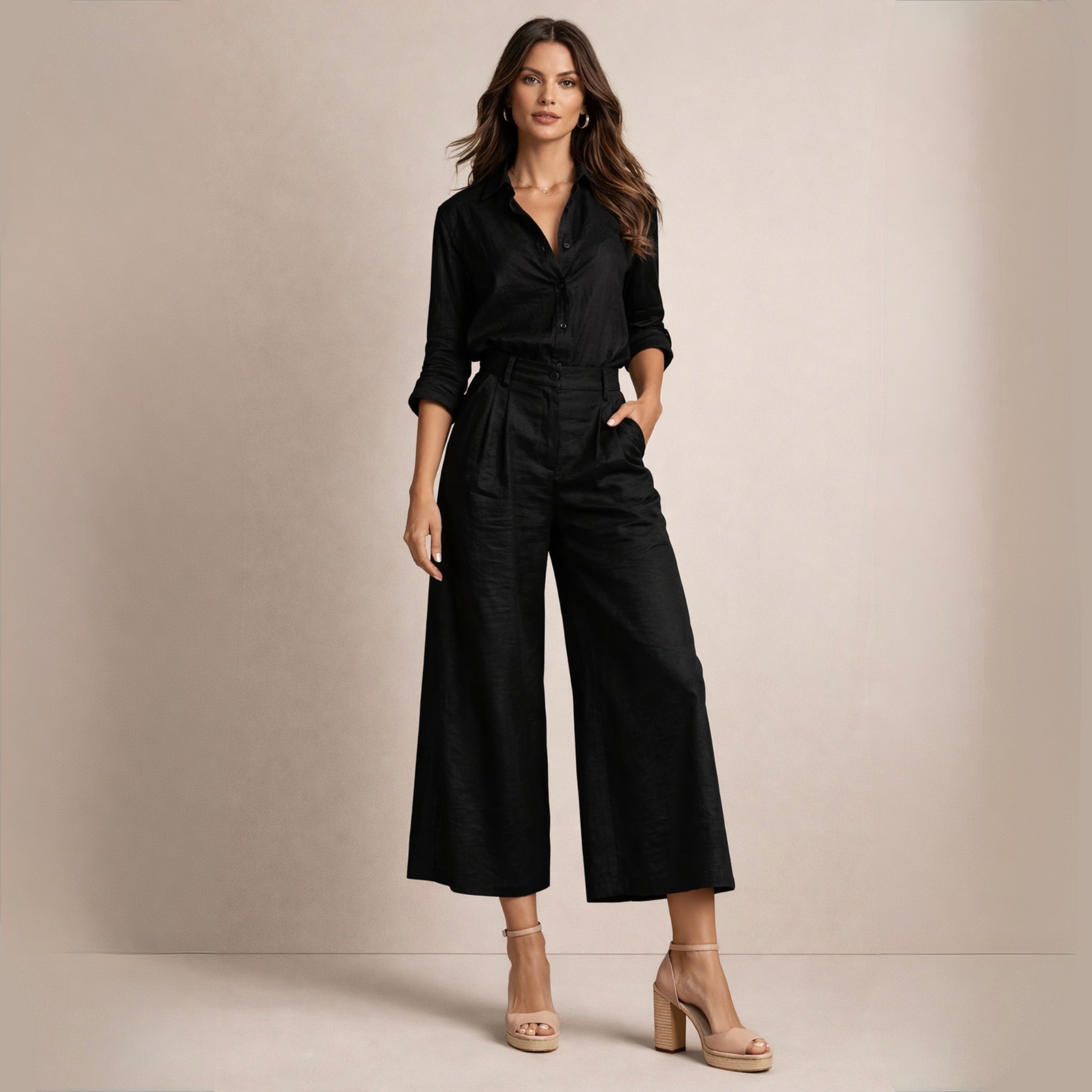 Delphine | Elegantan set od lana