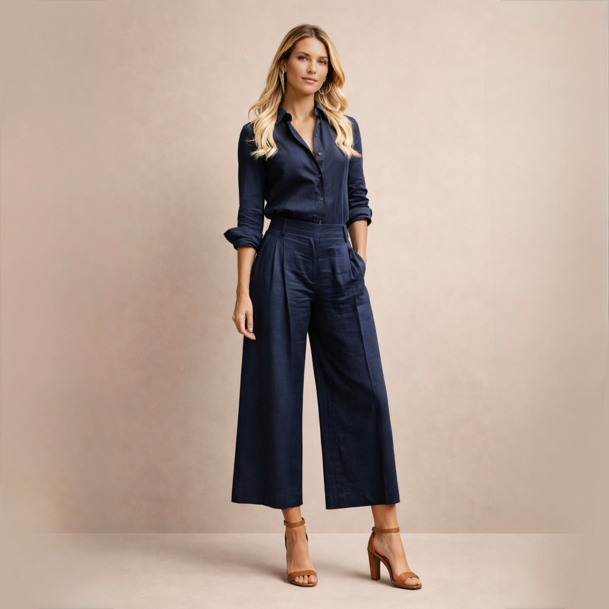 Delphine | Elegantan set od lana