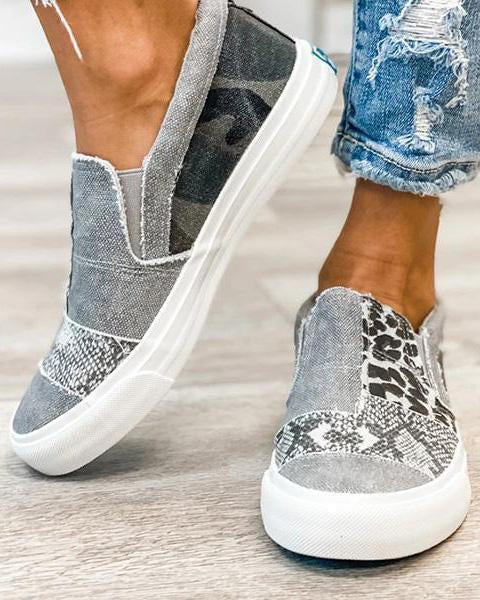 Quinny | Svakodnevne Leopard Print Platfomice