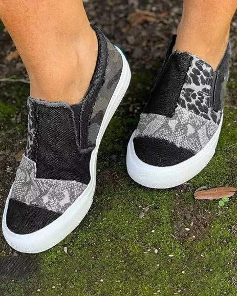 Quinny | Svakodnevne Leopard Print Platfomice