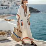 Elegantna Mary - Duga plažna haljina za moderan letnji izgled