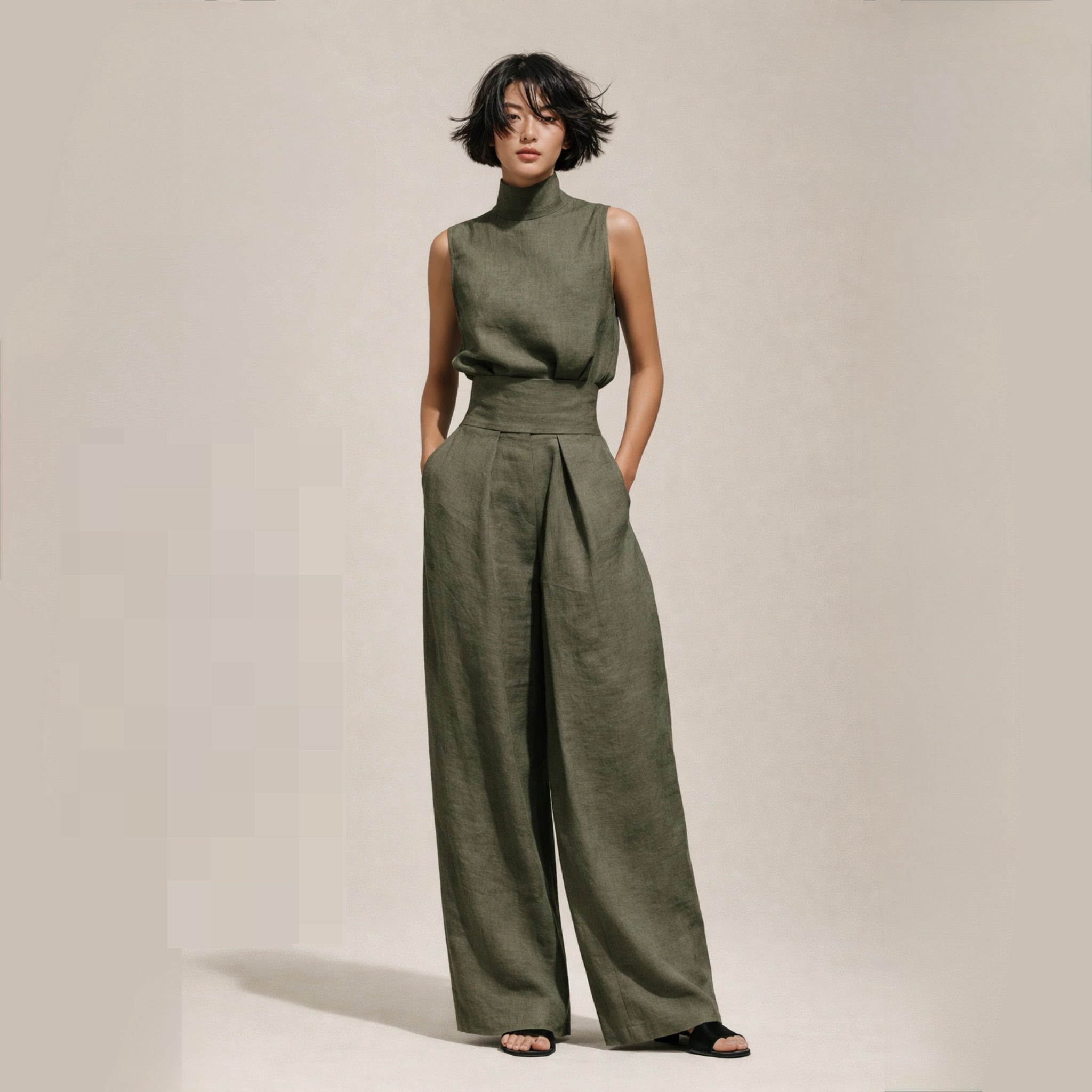Elisa | Elegantni Jumpsuit sa Visokim Strukom