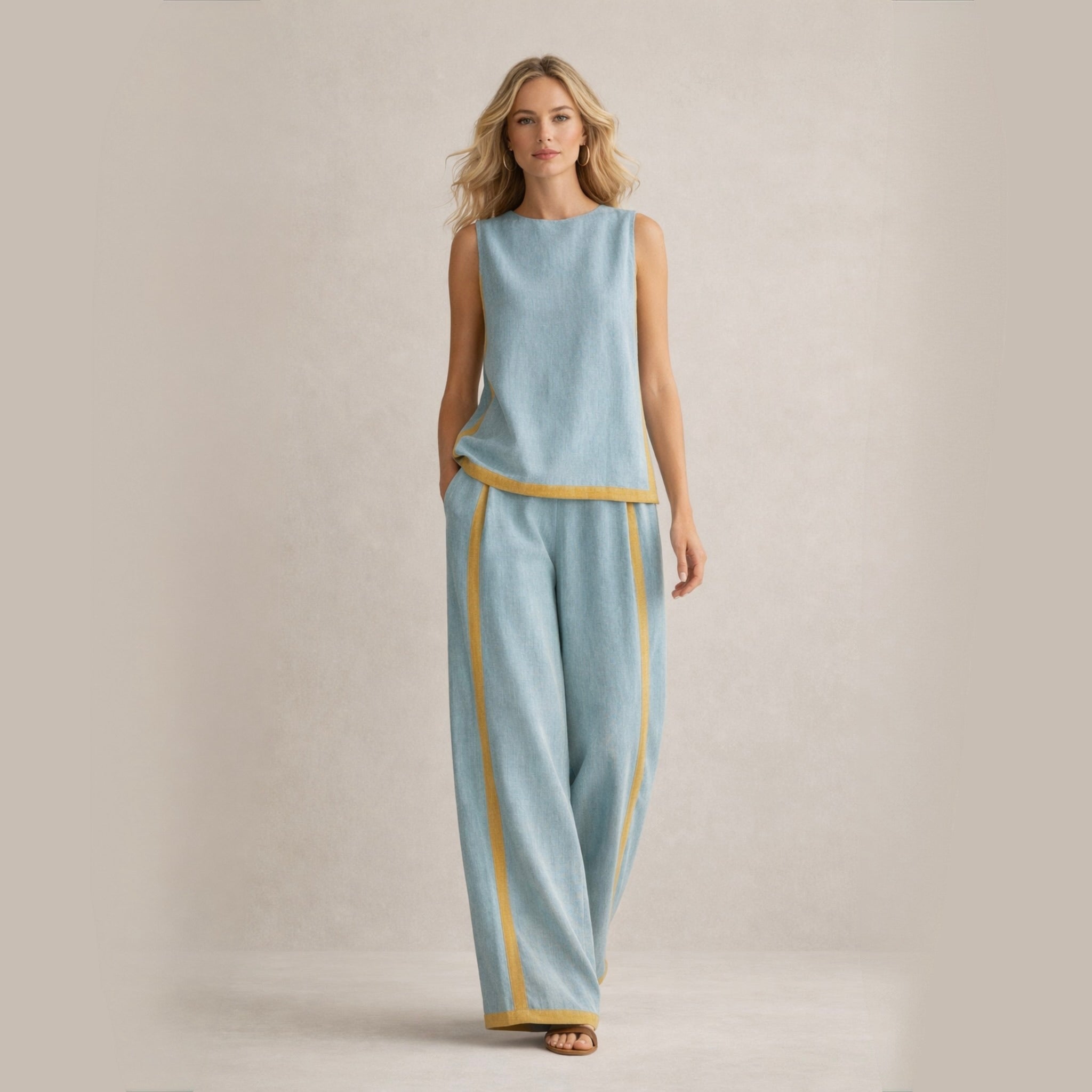 Sophie | Elegantan Set Sa Širokim Nogu